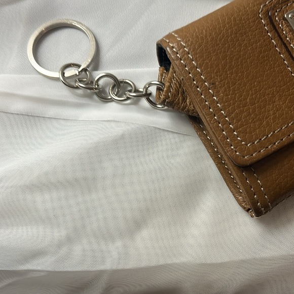 Tignanello small wallet pebble leather, brown. - Picture 6 of 9